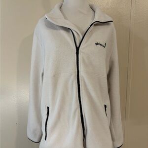 Girl Scouts White Fleece Jacket